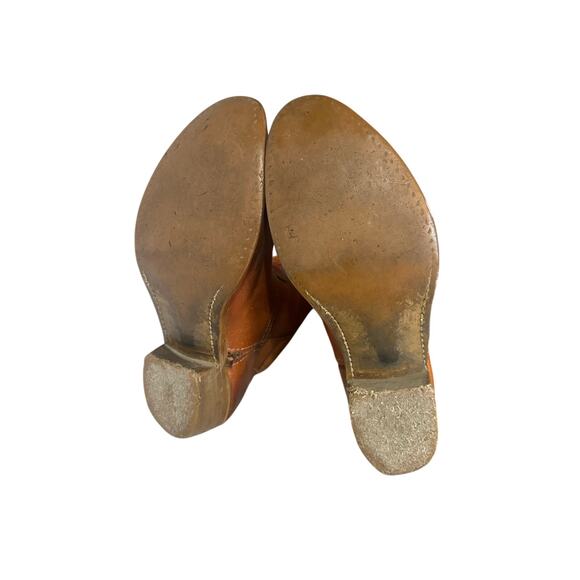 Vintage Landis Mens Brown Leather Cowboy Western Boots 10 D 94046 USA - Picture 6 of 9